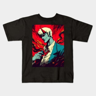 Soul-Shaking Despair: Unleashing Devilman CryBaby's Dark Fantasy Kids T-Shirt